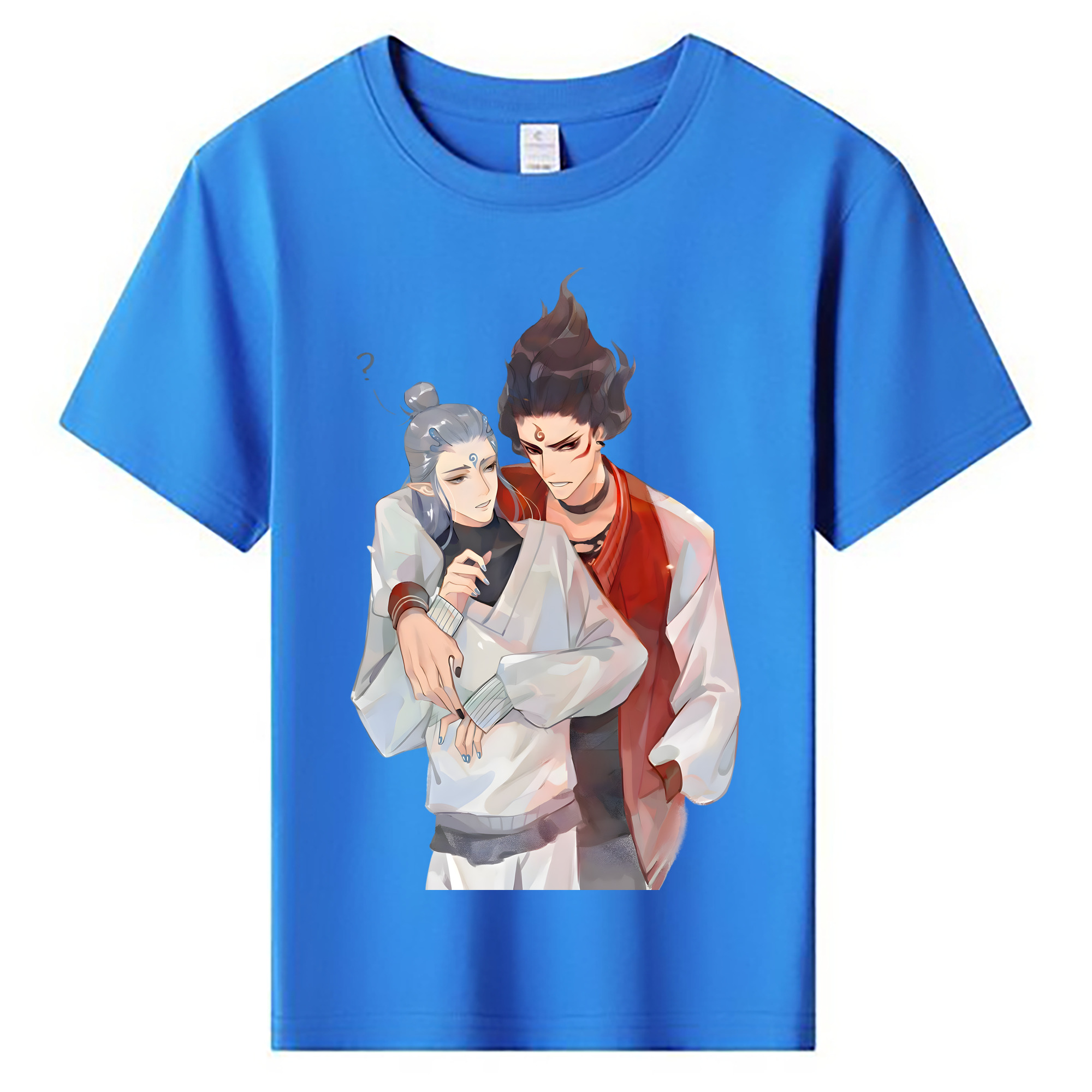 （画像用） Ne Zha 2 ナタ 魔童の大暴れ 綿100％キッズTシャツ（フロントプリント）